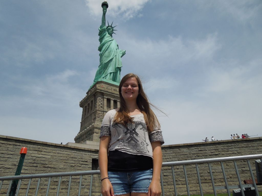 Kelsey and Miss Liberty