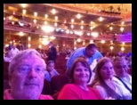 Selfie in a New York theatre
