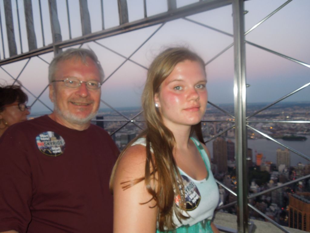 Dennis and Kelsey on the Empire State