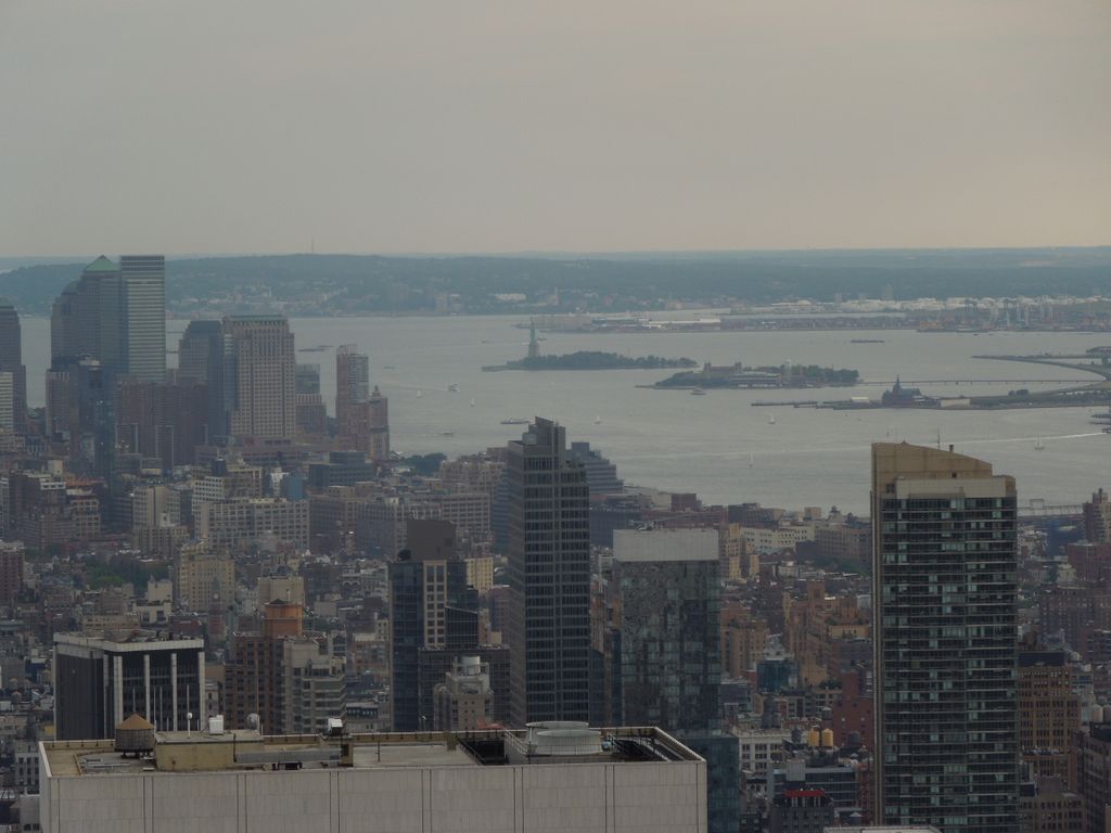 New York Harbor from Top of the Rock