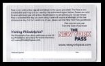NewYorkPass 2015 id card back