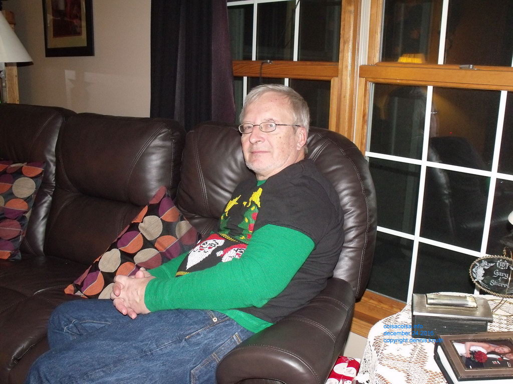 Dennis at Christmas 2016
