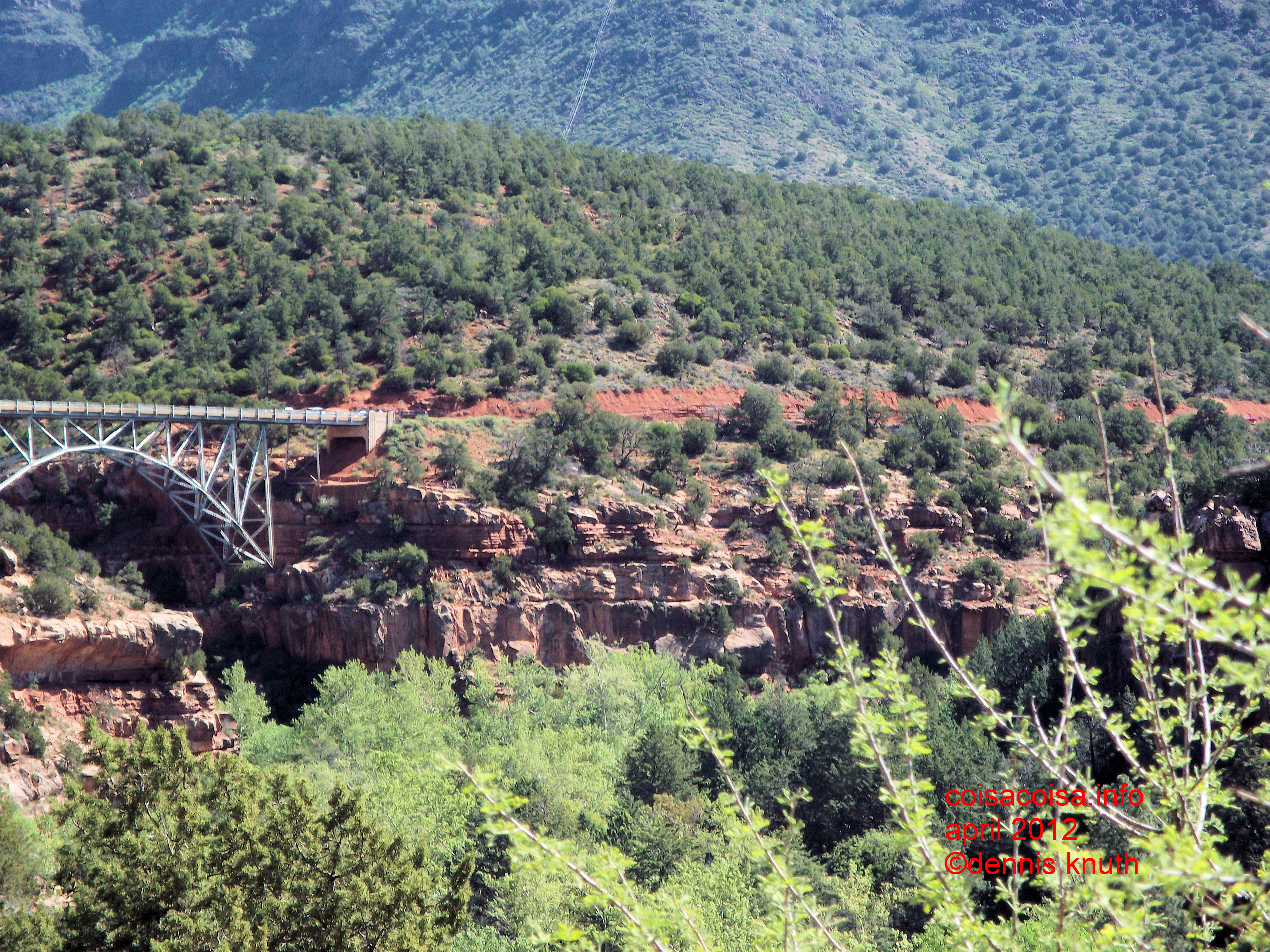 Canyon bridge near Sedona Arizona