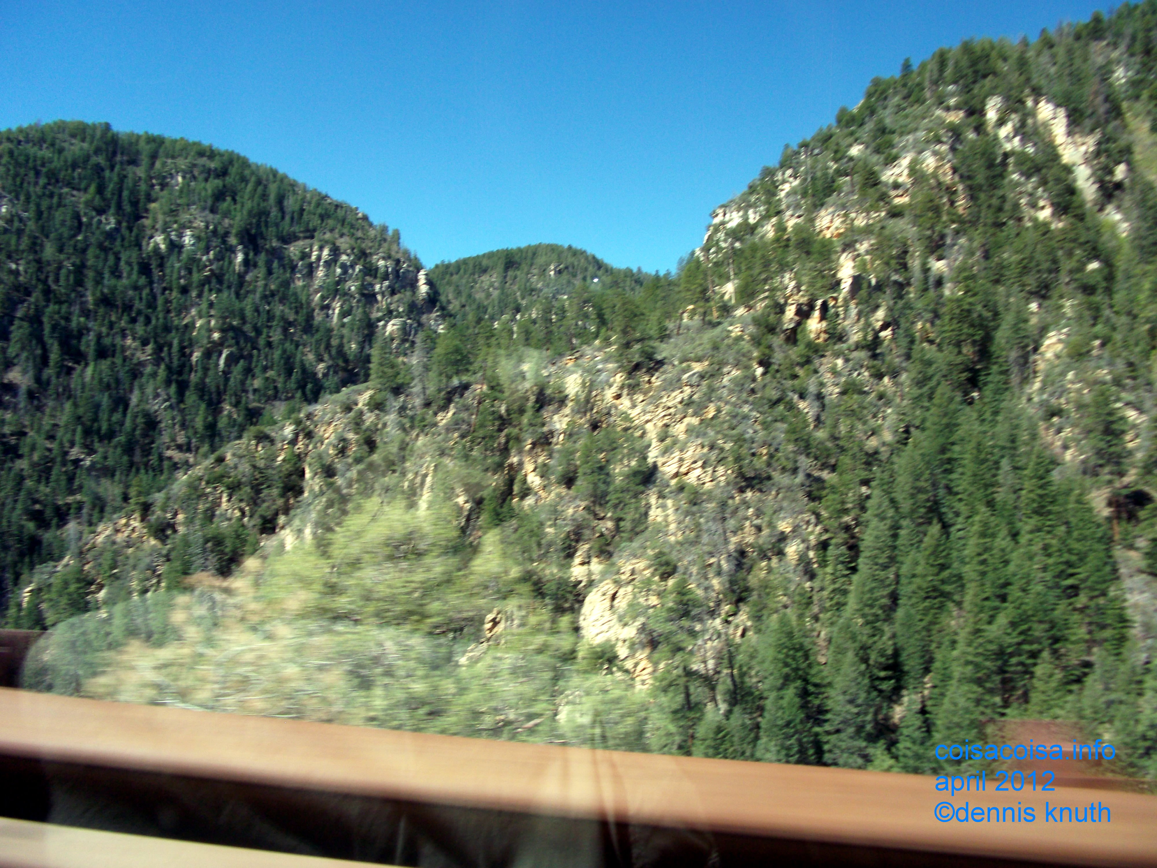 Approaching Oakcreek Canyon and Sedona