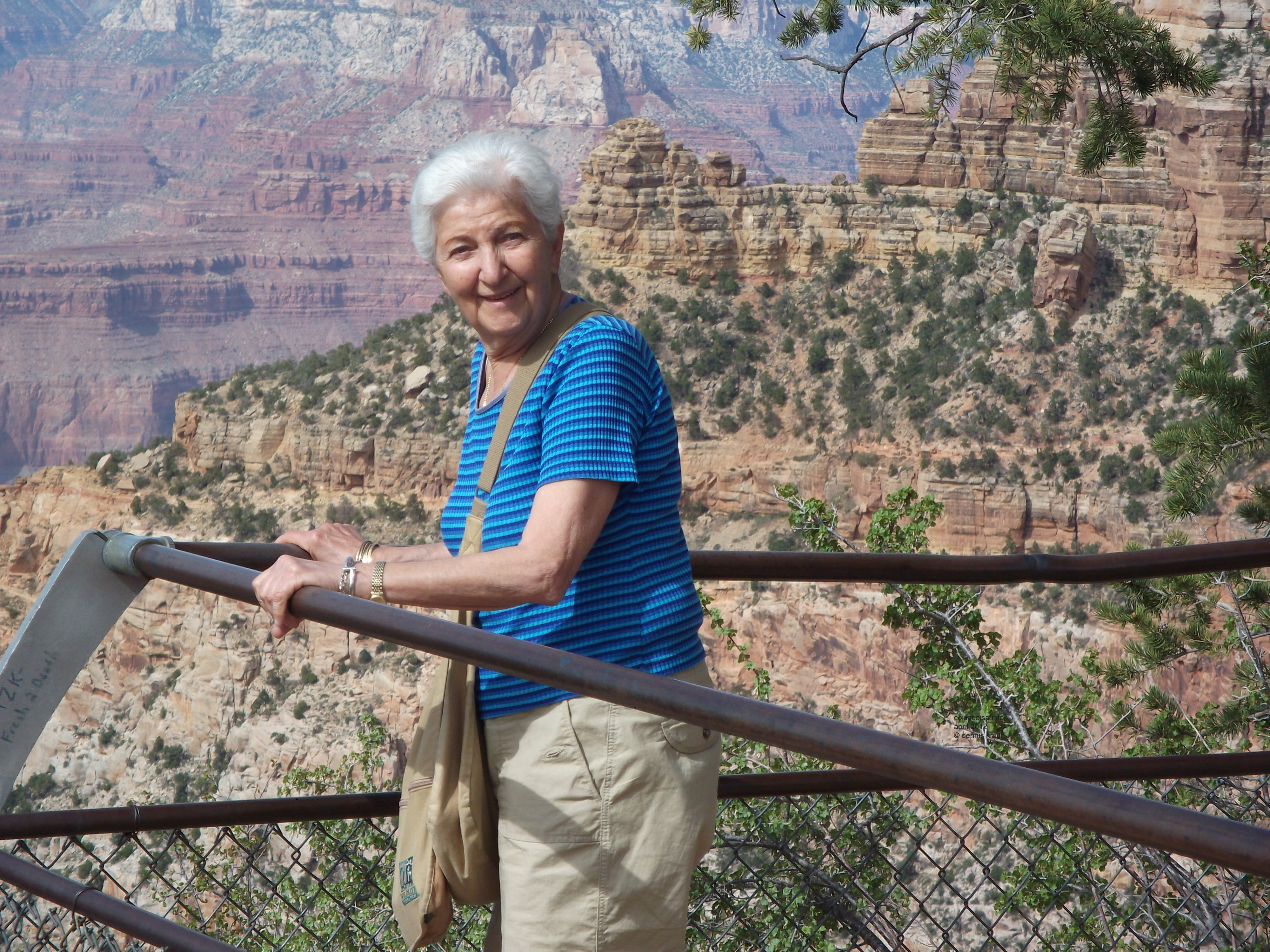 Stella Kakavales at the Grand Canyon