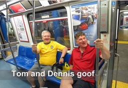 Path goofing with Tom and Dennis