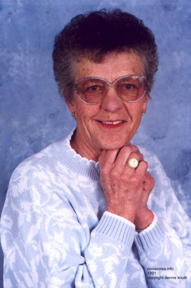 1991 Emogene Grams Knuth Portrait