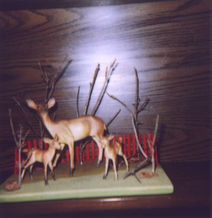 Emogenes deer in autumn tableau