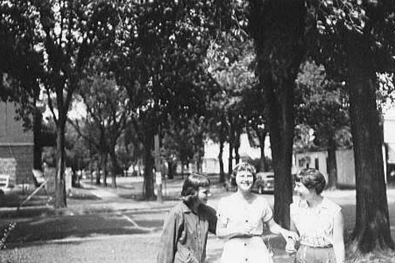 Norma Grams Jeanette Grams and Elvera Grams