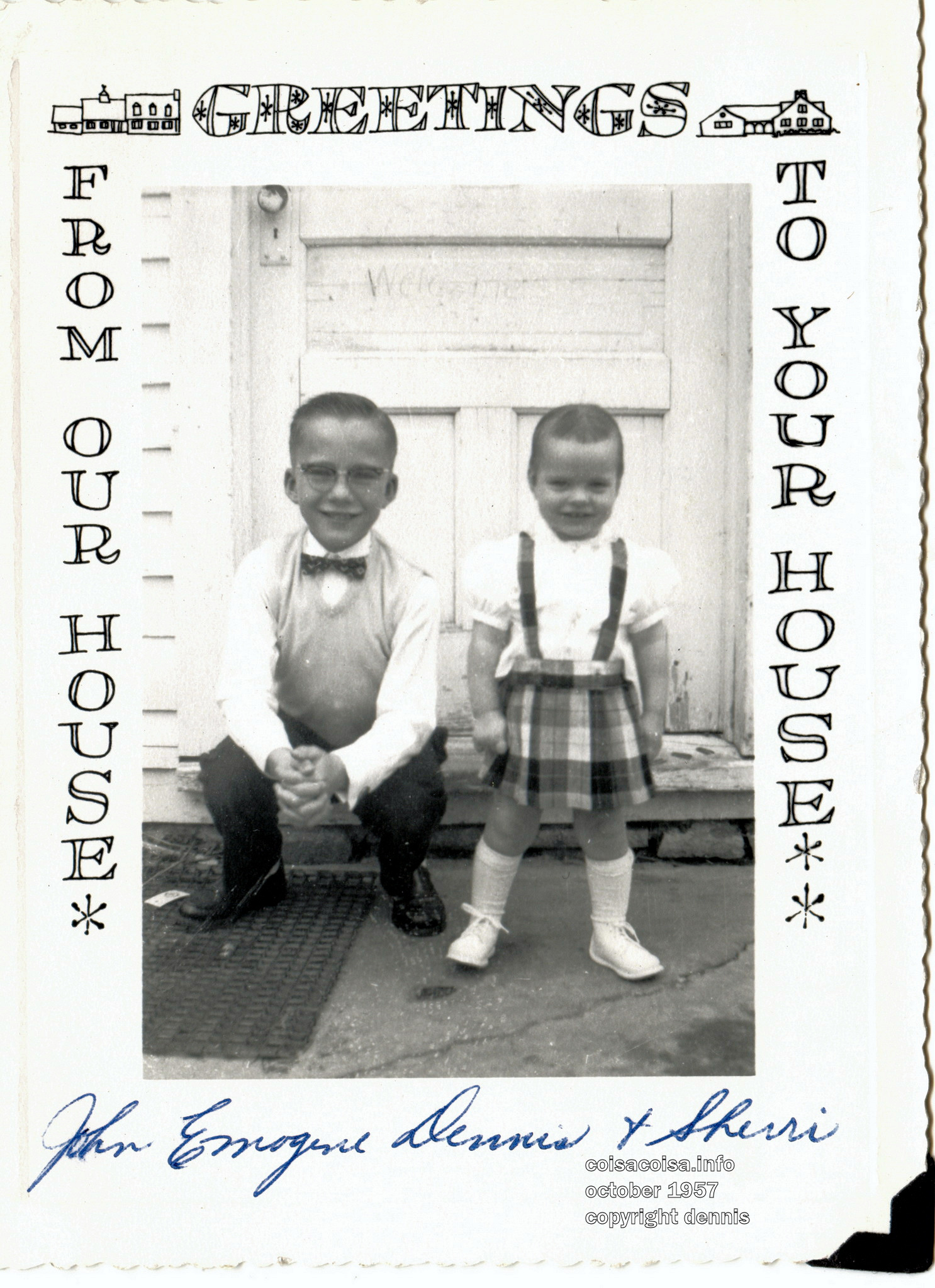 Christmas Card with Sherri and Dennis