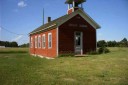 Thumb Dells School sign says it was build in 1866
