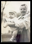 Dennis at 4 months and his mom