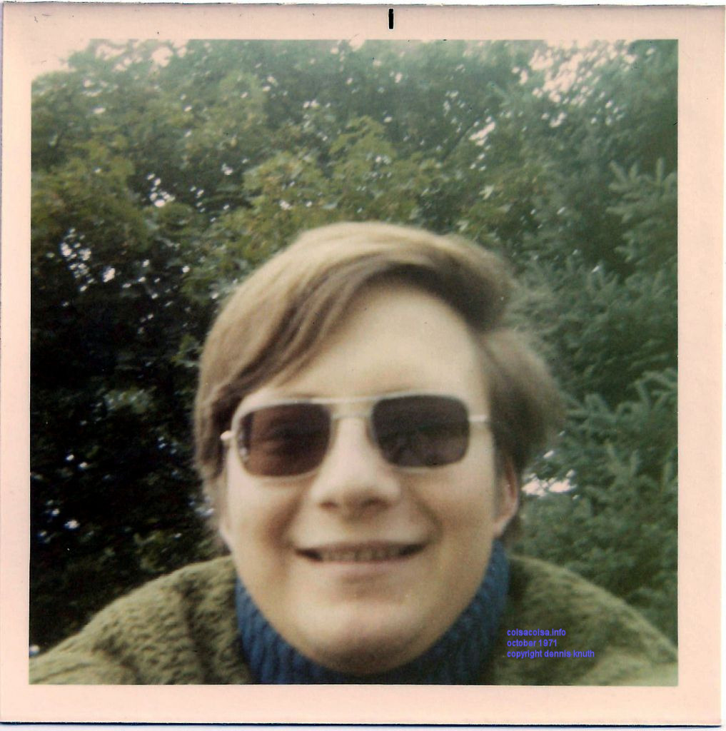 Dennis 1971 waiting for the bus with Sherri visits in Milwaukee and a day at the Zoo