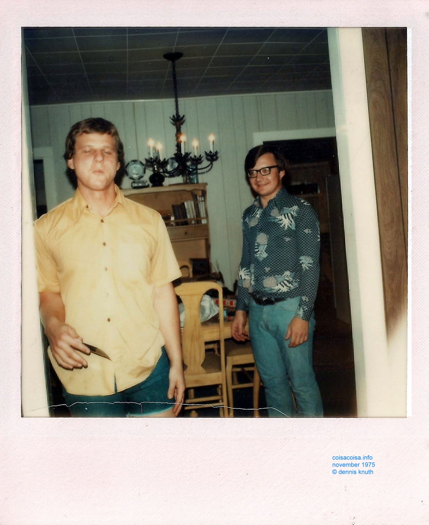 Tom reacts to the polaroid photo