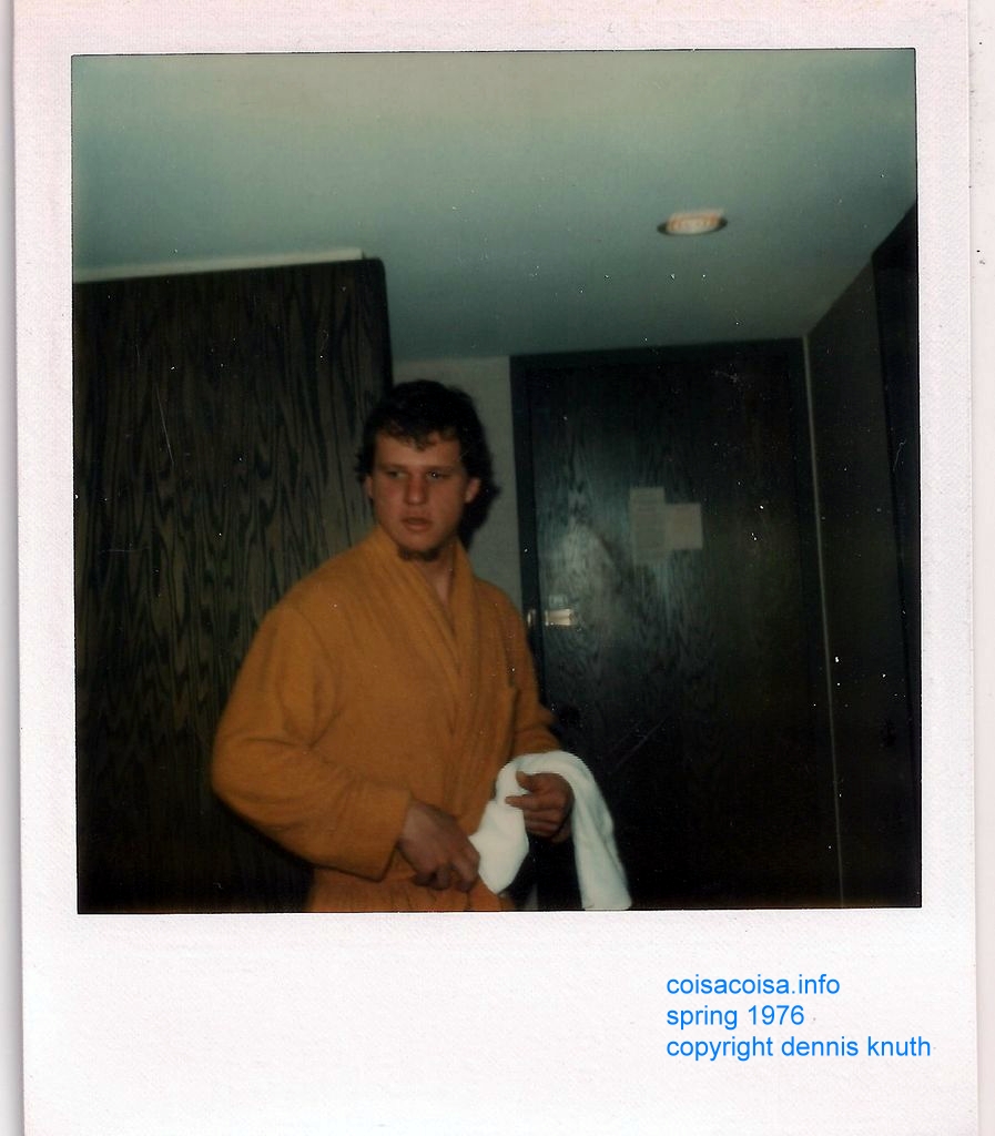 Tom in a bath robe