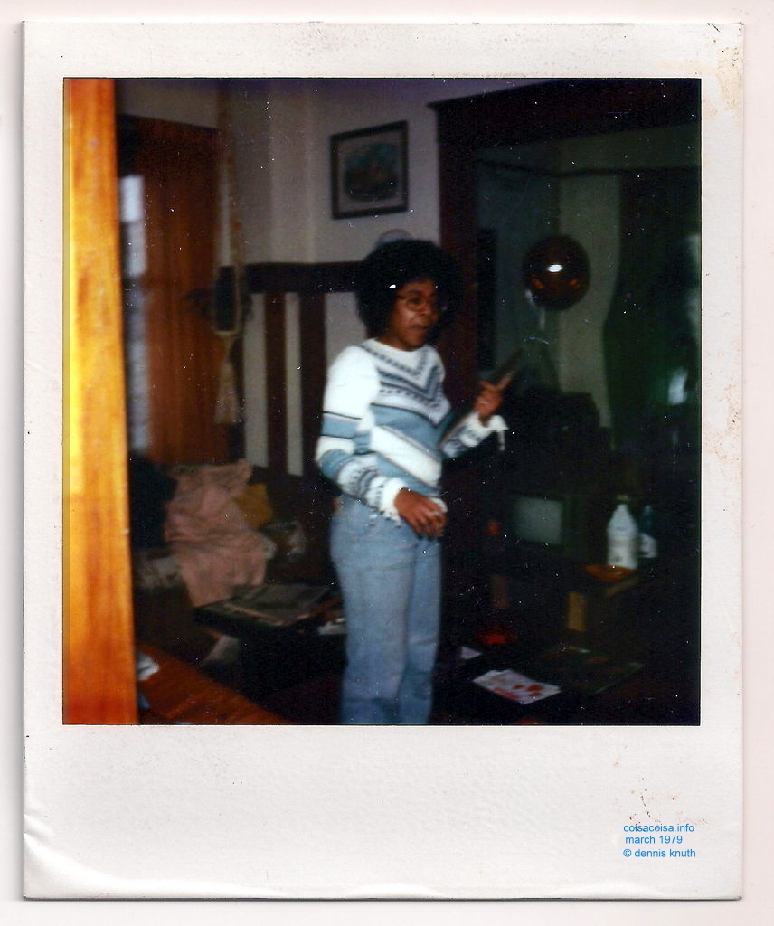 Doris Lee Ferguson helps pack