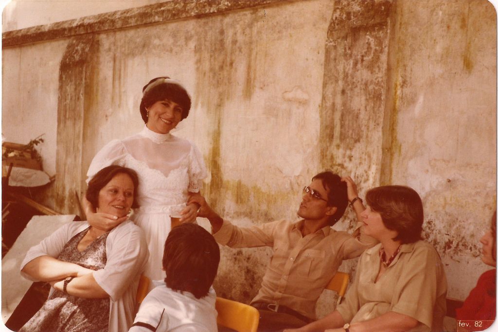 Celebrating a wedding