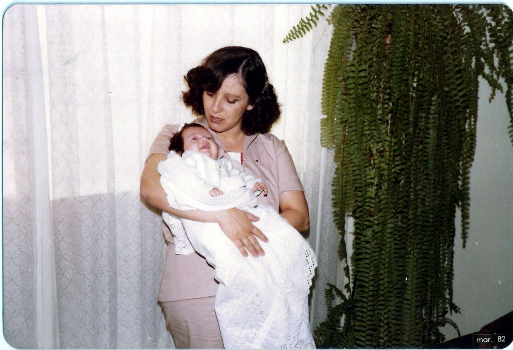 Baby Thacila held by her mother