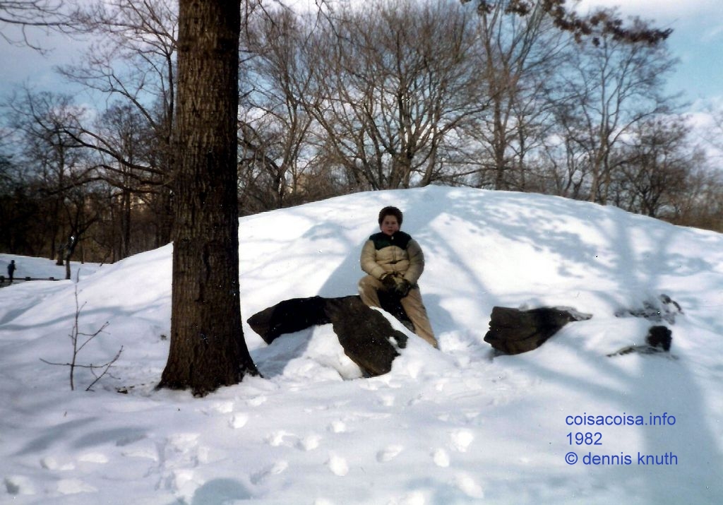 Guiding Helton and Yeda through the park