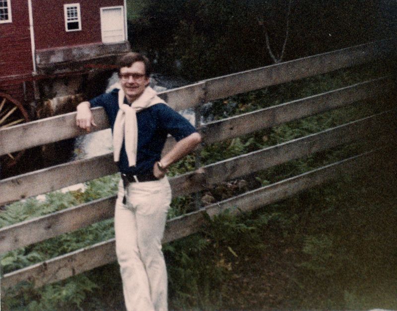 Dennis Knuth in 1981 at the Dells Mill