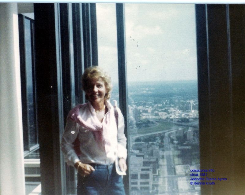 Jeanette Ayres (nee Grams) in 1981