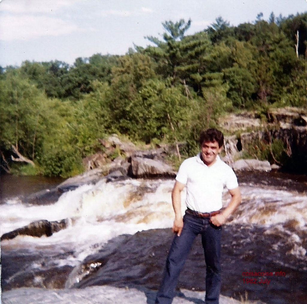 Helton Knuth at Big Falls in Fall Creek Wisconsin