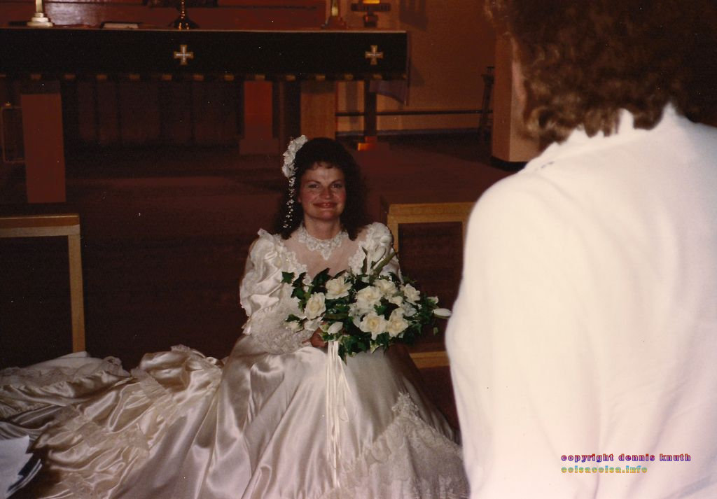 Sherri, the smiling bride