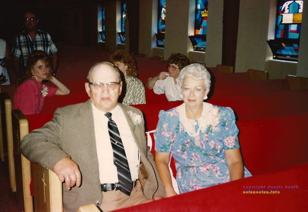 John Knuth and Ardith at Sherri's Wedding