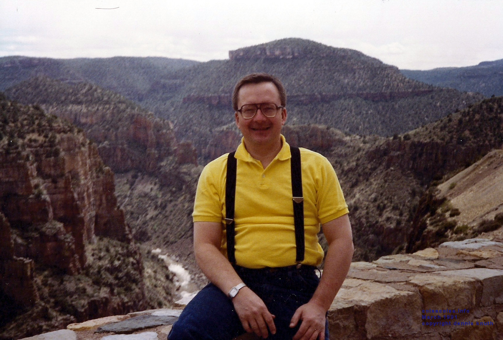 Dennis Knuth in the Snake River Canyon