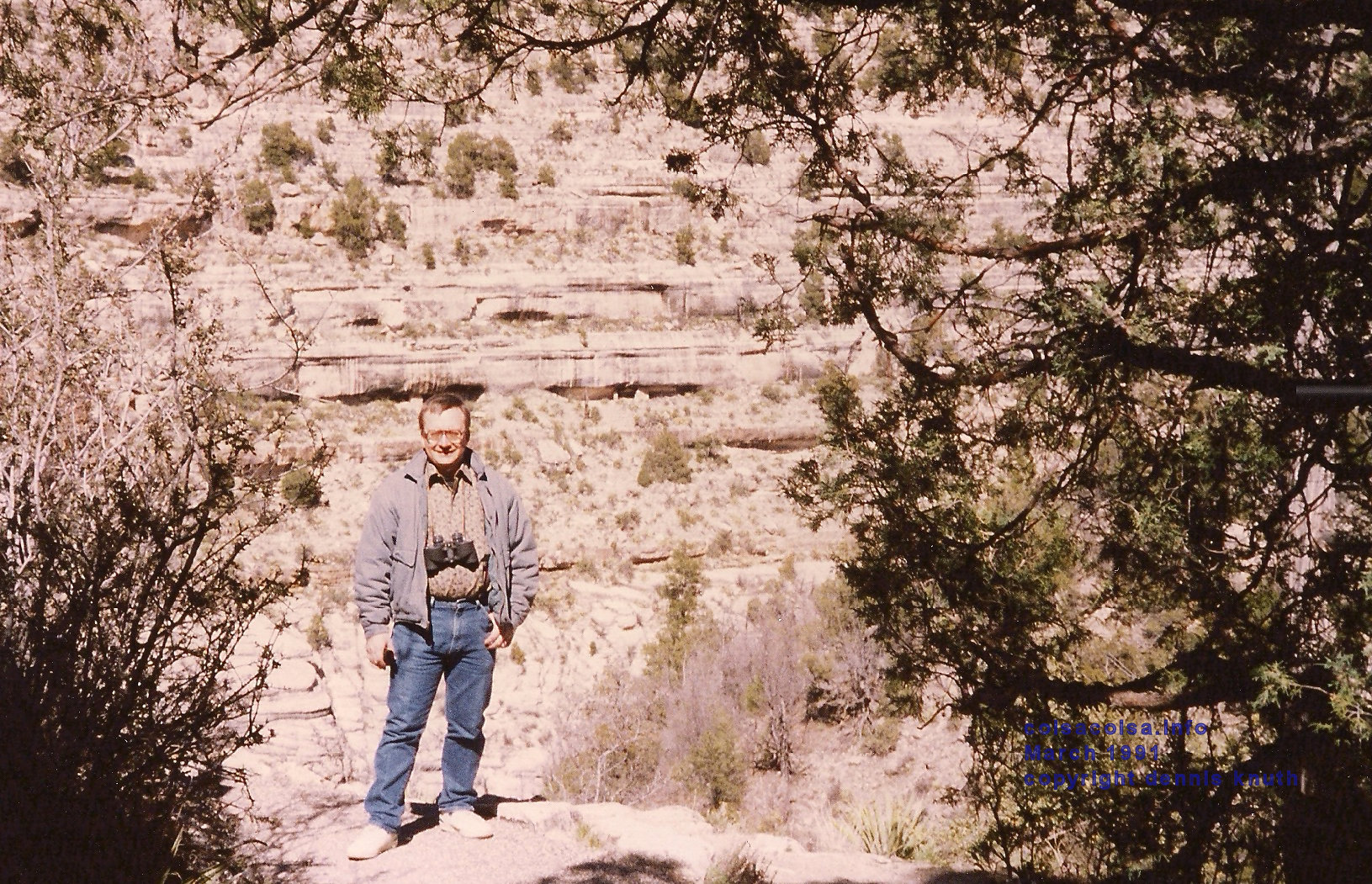 Dennis in the Depths of Walnut Creek Canyon
