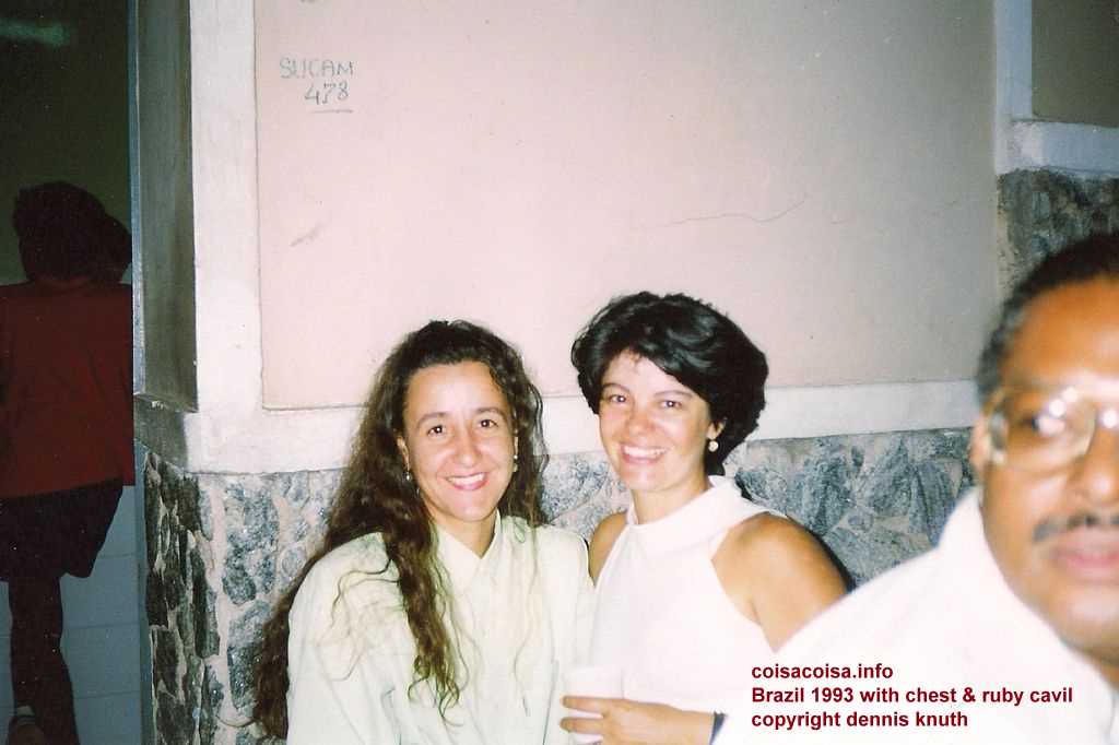 Helenice with a friend and Chester