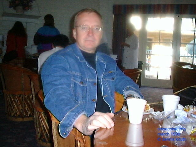 Dennis Knuth at happy hour in Phoenix