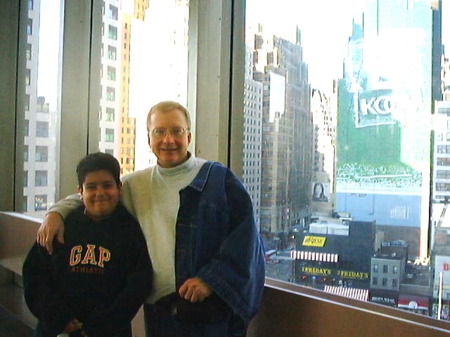 Raphael and Dennis at the Circus at Madison Square Garden in New York