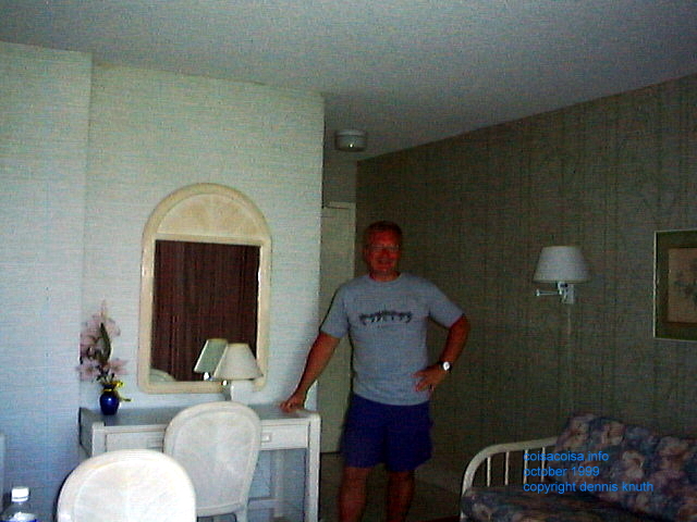 Sunburned Dennis in Hawaii 1999