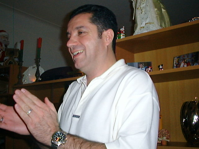 Ricardo at the 1999 RDA Christmas Party
