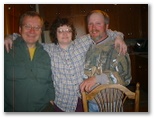 Dennis Sherri and Gary April 2000 at the farmhouse