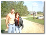 In the sun on the farm