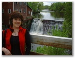 Dam Rose at the Dells Mill May 12 2000