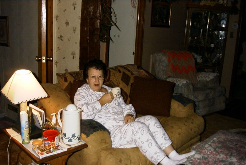 Ardith Knuth at Christmas 2000