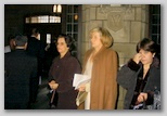Family enters the church