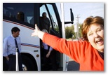 Debbie exhalts in th ecelebration