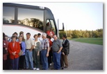 Part 3 of the group exiting the bus