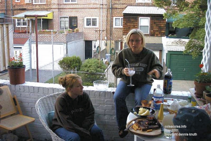 Kelly and Kaydi at the Davis's
