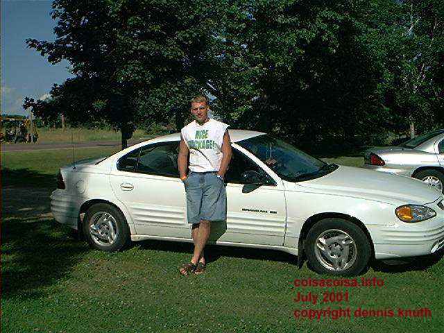 Justin and his car