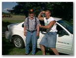 Muscle car and Muscle Man