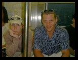 Justin and Matt ride the subway