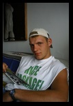 The t-shirt says nice package