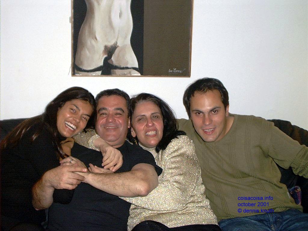 Friends from Oliveira Brazil in New York