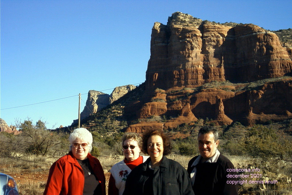 Gloria Ruth Janine and Helton in Sedona