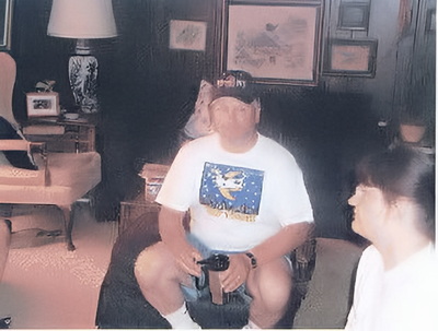 Gary at Jeanette's June 2002